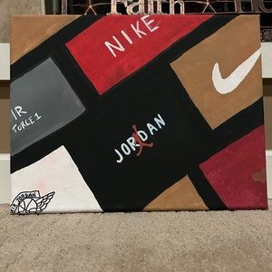 Original Painting, Nike Shoe boxes